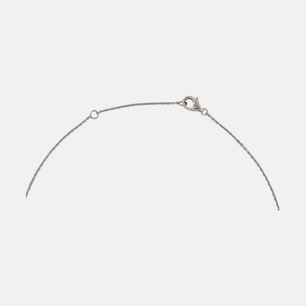 AMULETTE DE CARTIER 18k White Gold Silver Necklace