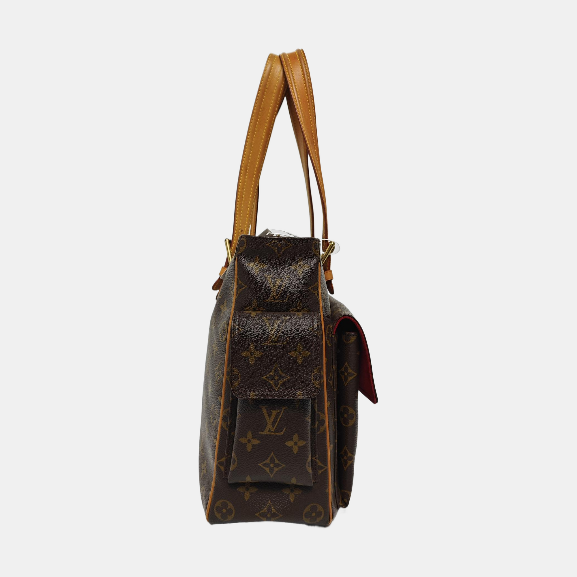 MULTIPLE Monogram Coated Canvas Brown