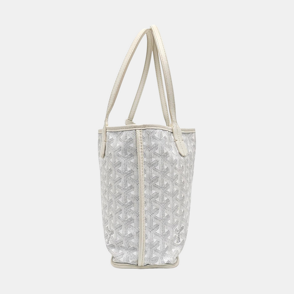 Anjou Mini Coated Canvas White