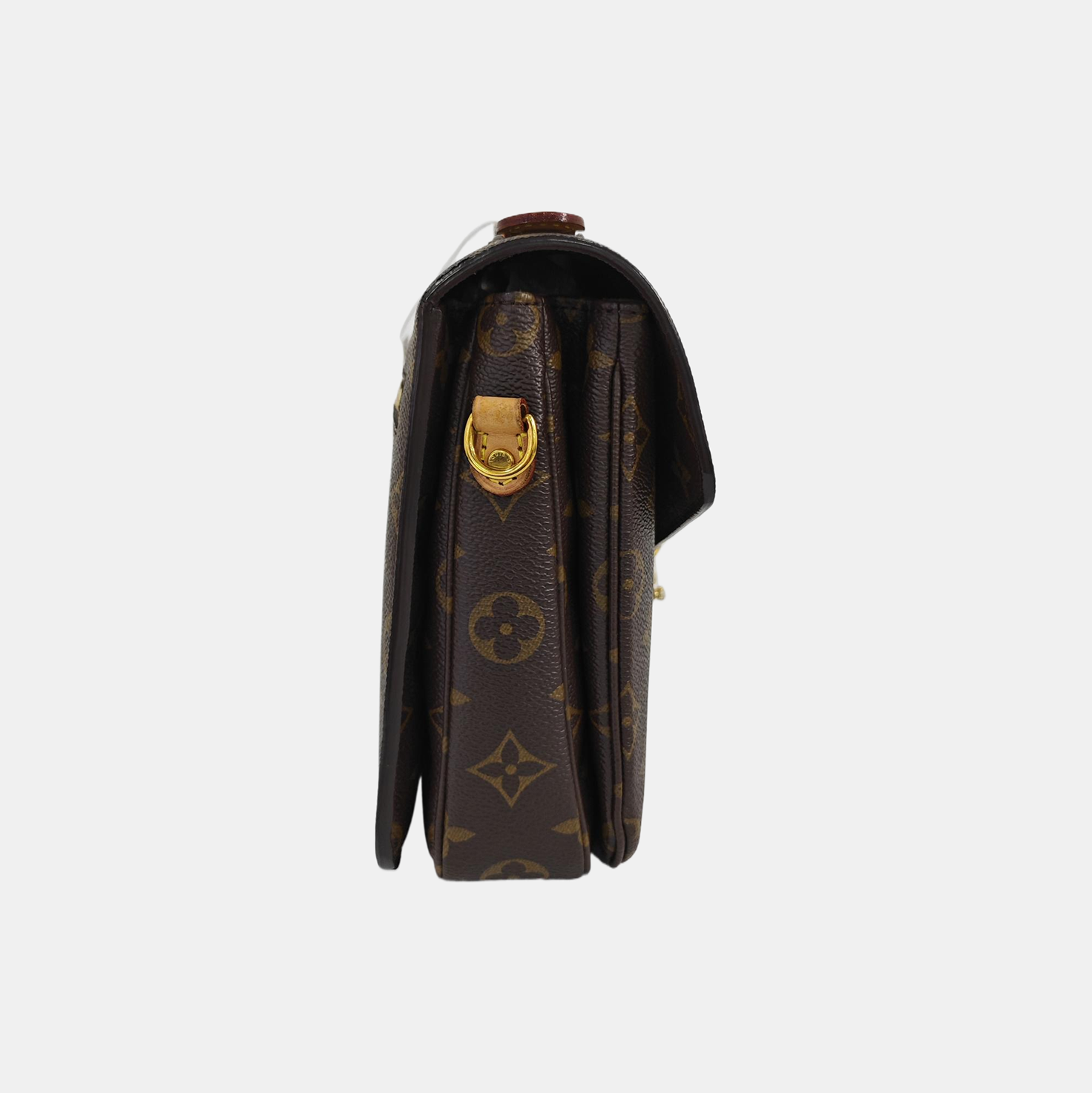 MÉTIS MM Monogram Coated Canvas Brown
