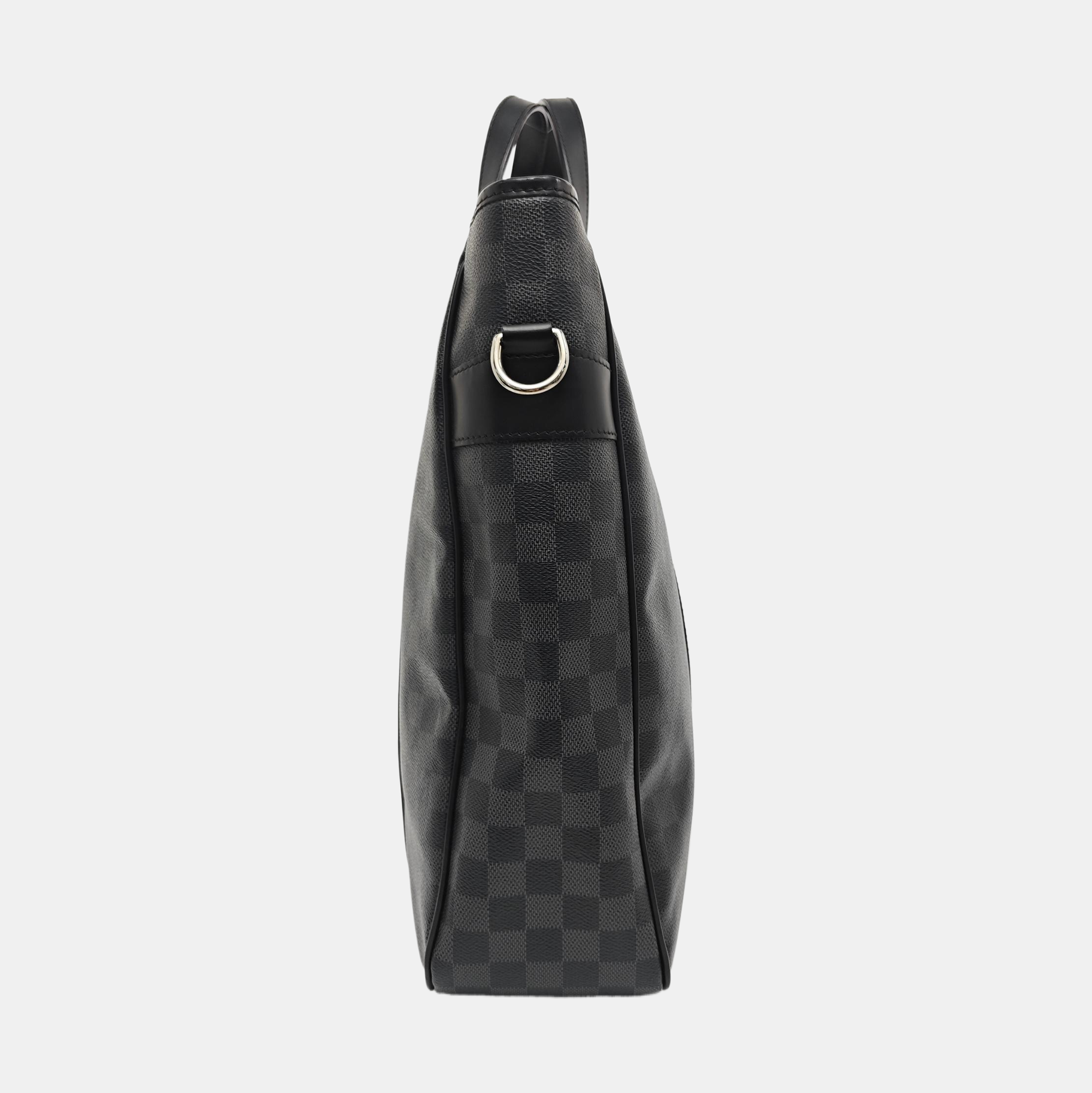 TADAO MM Damier Graphite Coated Canvas Gray
