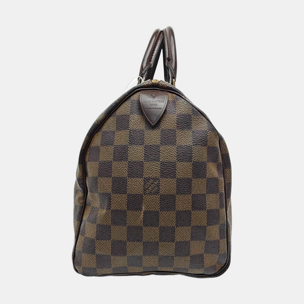 SPEEDY 30 Damier Ebene Coated Canvas Brown