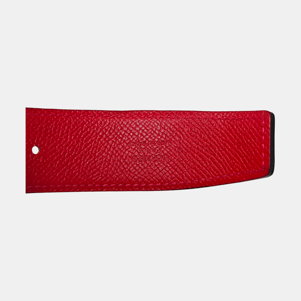 Leather Belt Red