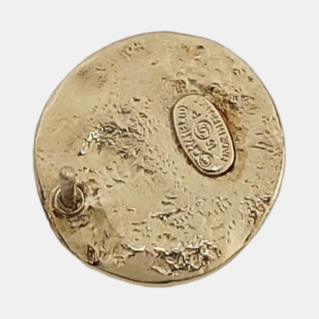 Metal Gold Stud Earrings