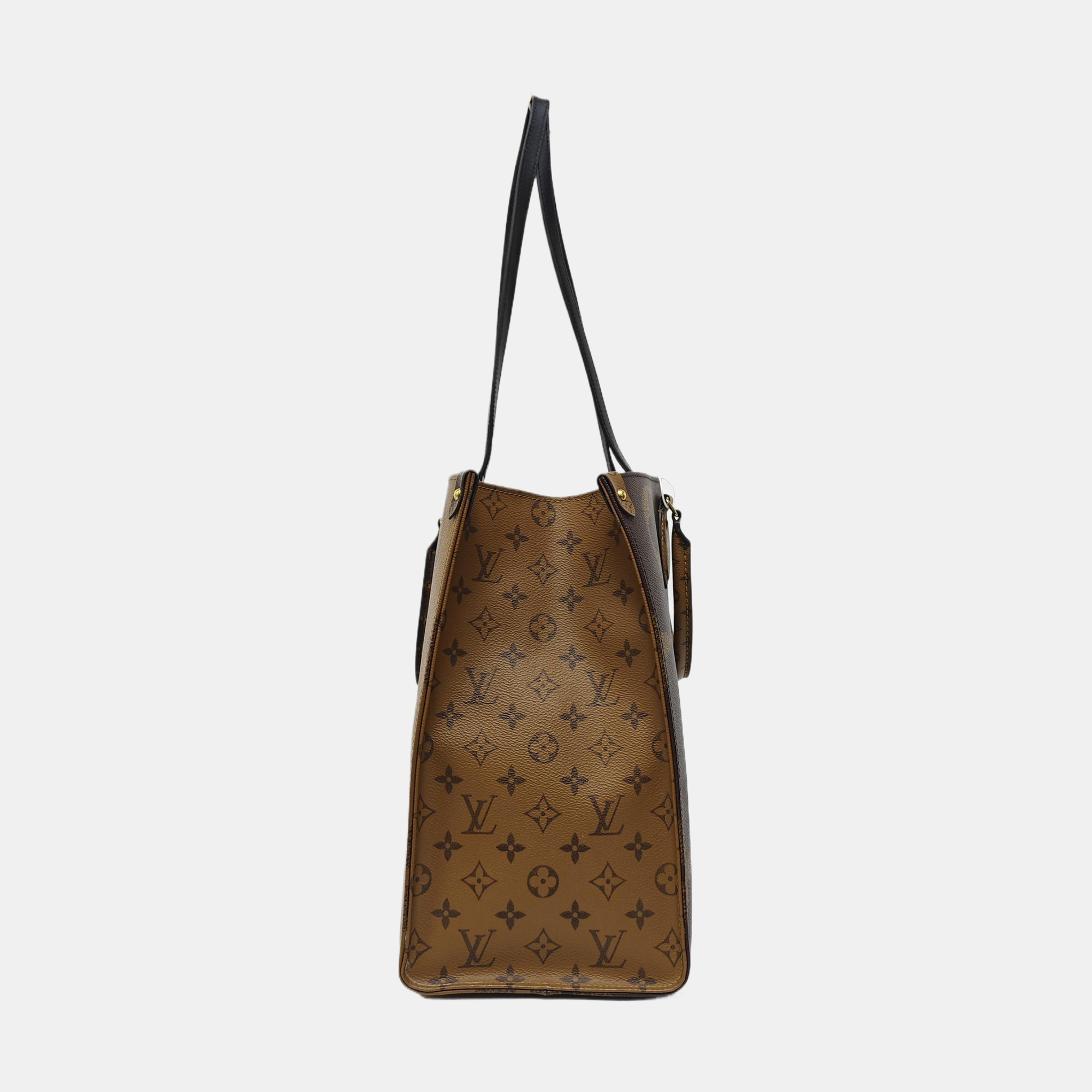 ONTHEGO GM Monogram Coated Canvas Brown