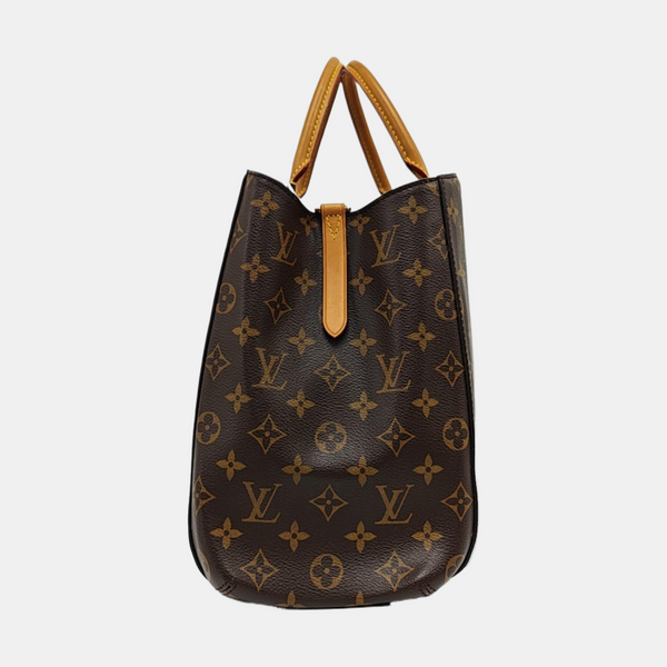 MONTAIGNE GM Monogram Coated Canvas Brown