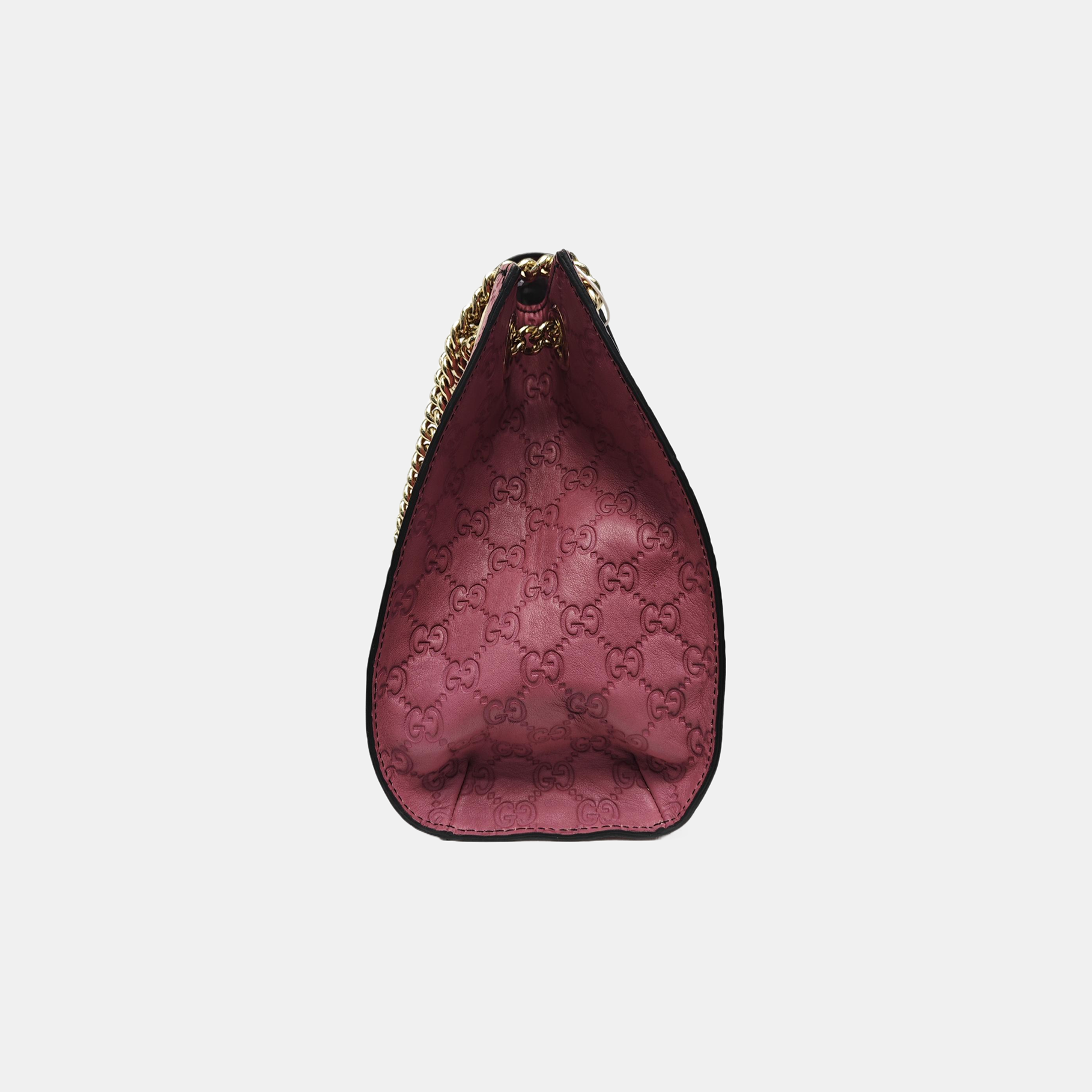 Emily Chain Monogram Calfskin Pink