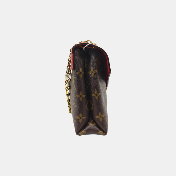 PALLAS BB Monogram Coated Canvas Brown