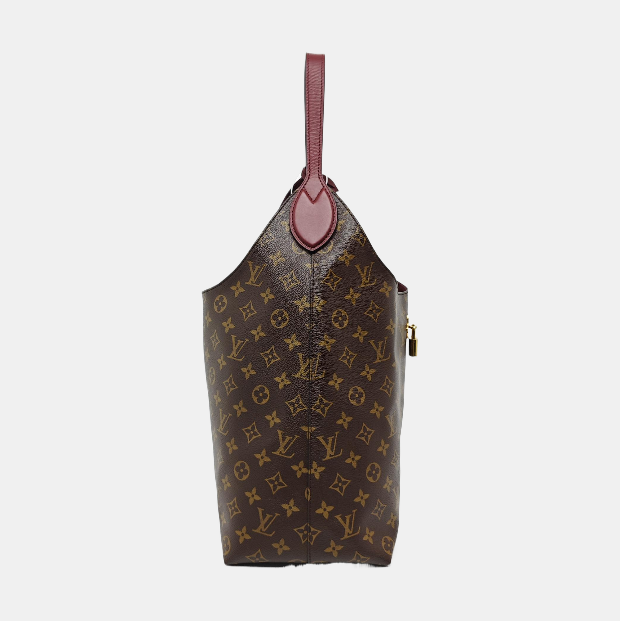 FLOWER Monogram Coated Canvas Brown