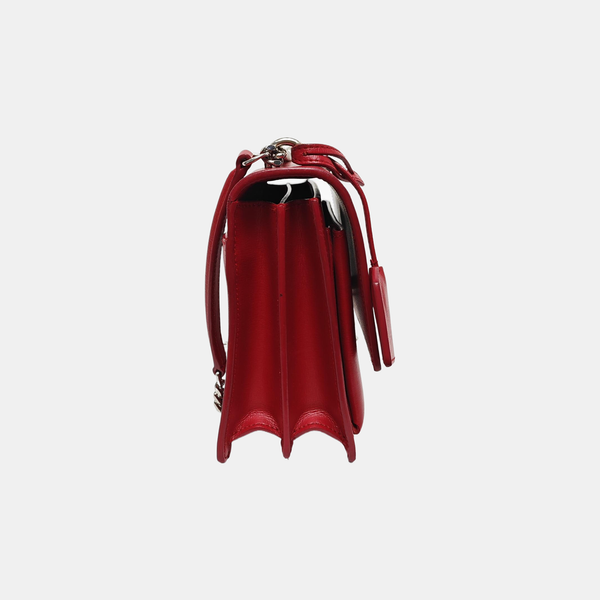 SUNSET Medium Calfskin Red