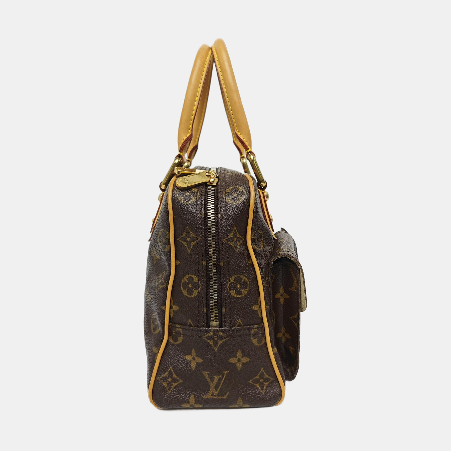 MANHATTAN PM Monogram Coated Canvas Brown