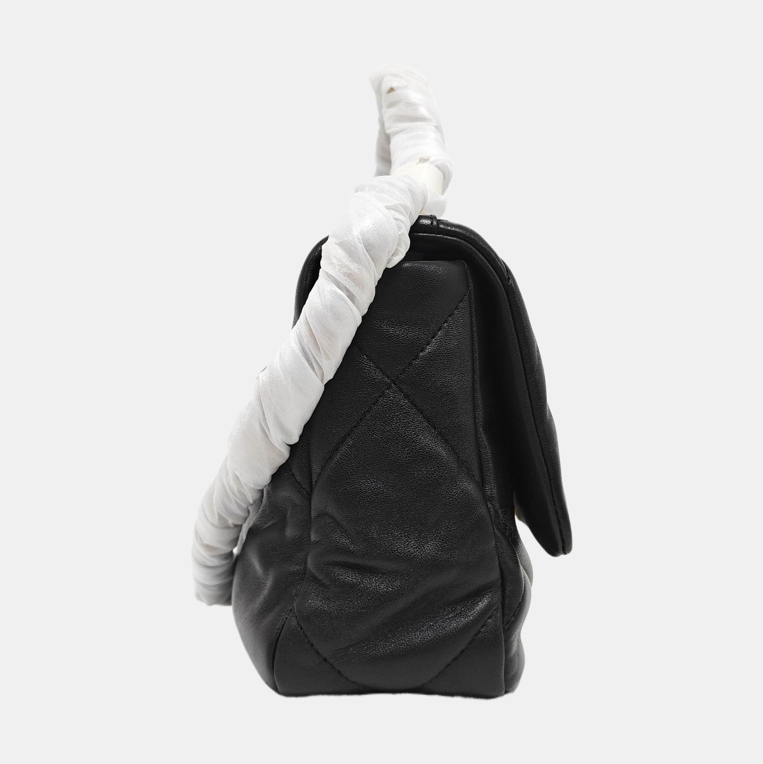 CHANEL 19 Small Quilted Lambskin Black