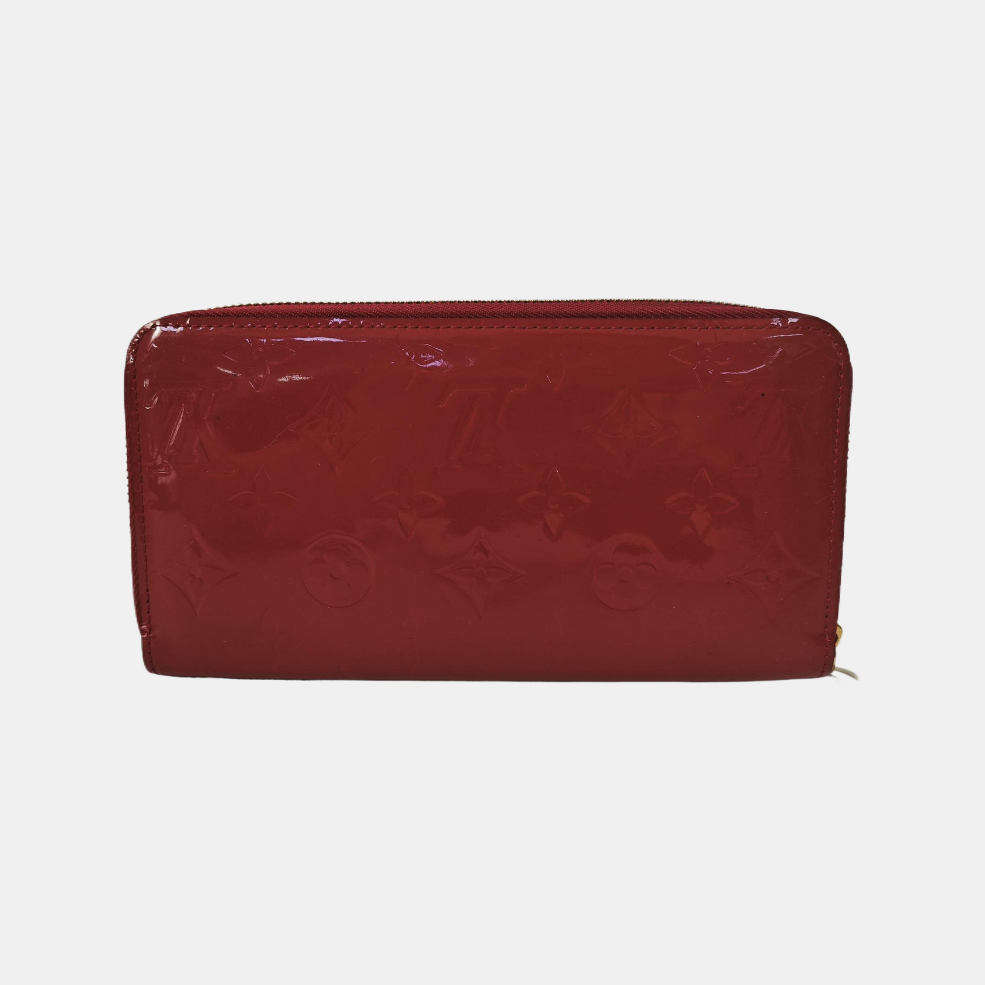 ZIPPY Patent Leather Red Wallet