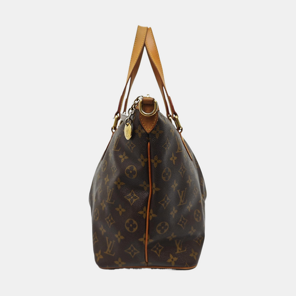 PALERMO PM Monogram Coated Canvas Brown
