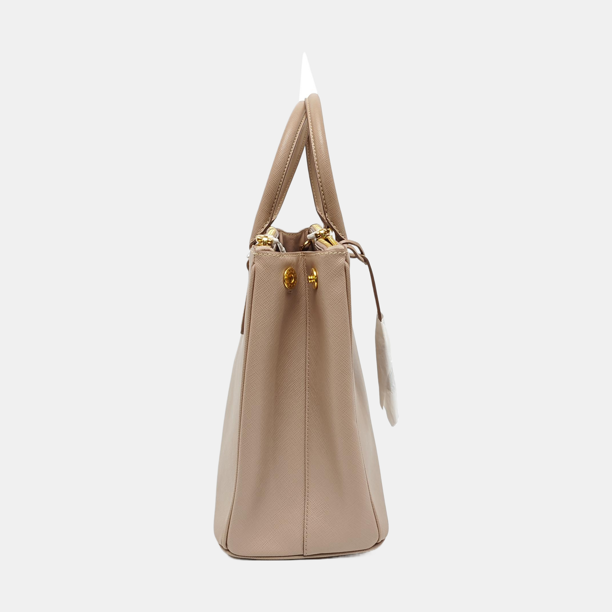 Galleria Large Saffiano Calfskin Pink
