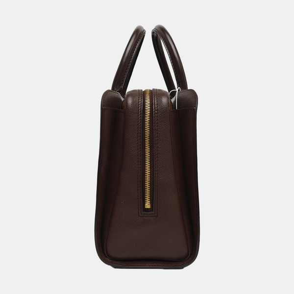 TRIANA Damier Ebene Coated Canvas Brown