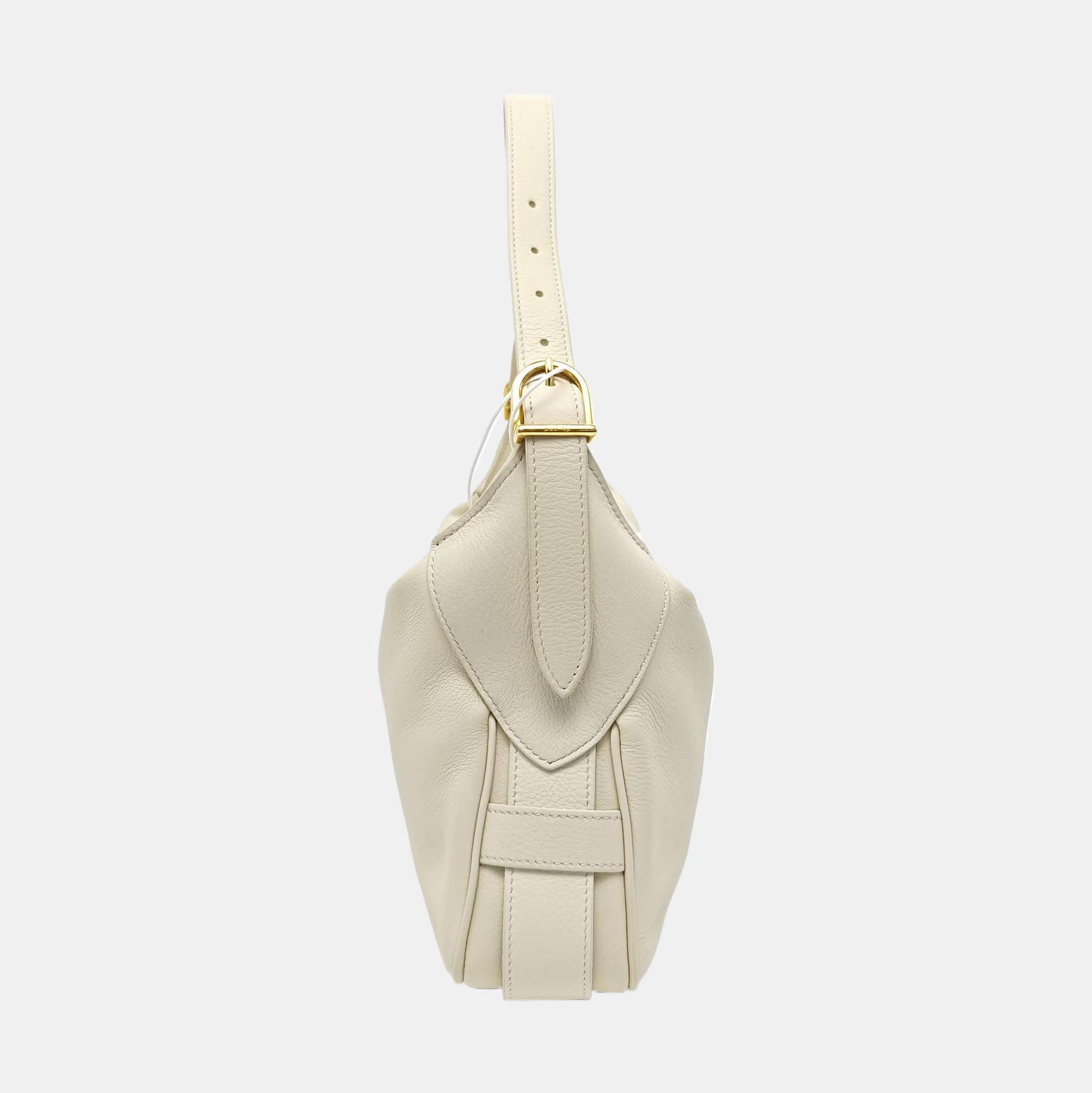 NEW HOBO Calfskin White