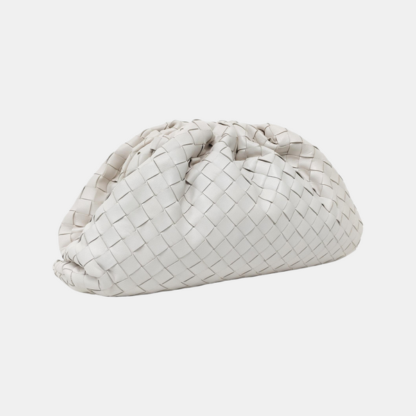 The Pouch Large Lambskin White