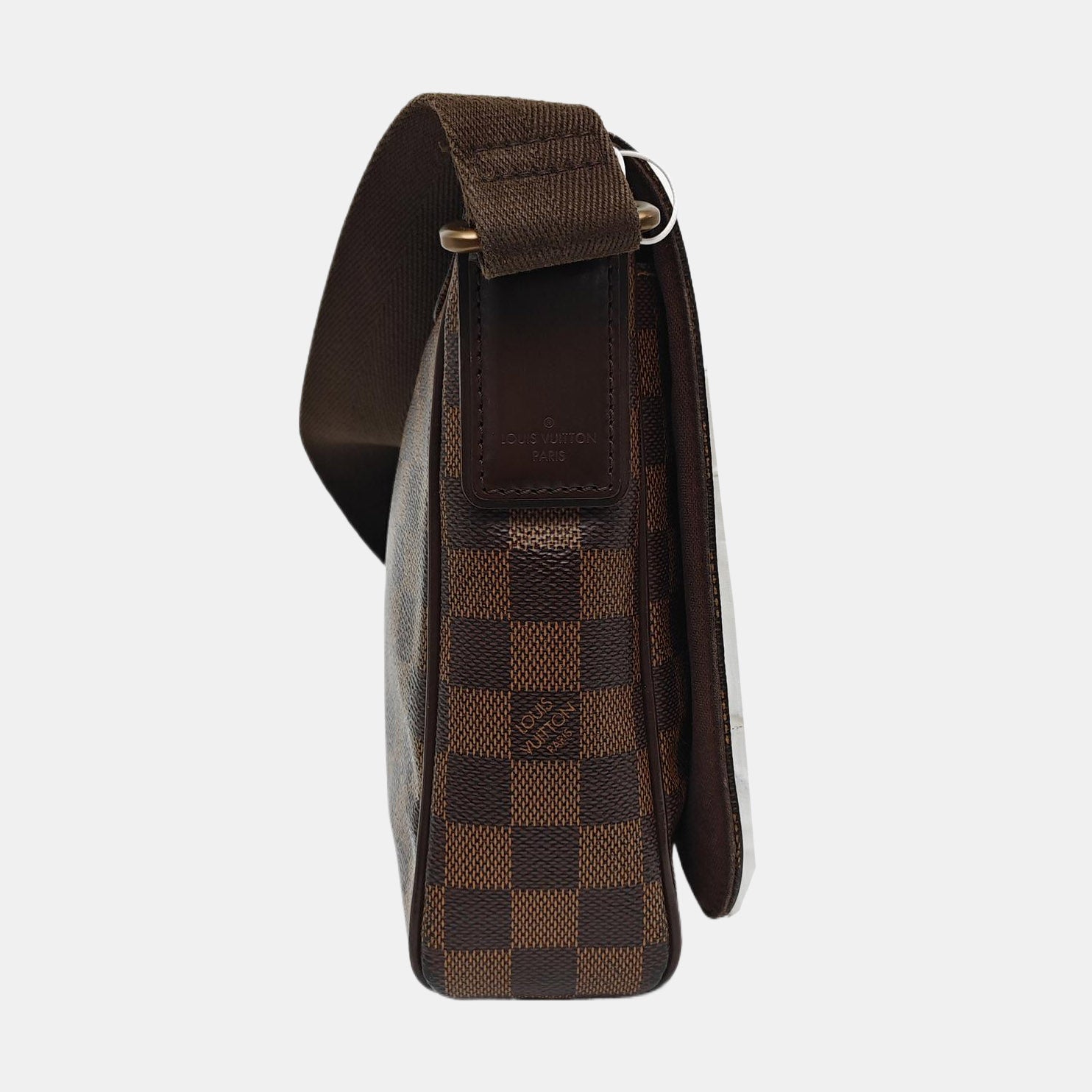 BROOKLYN Damier Ebene Coated Canvas Brown