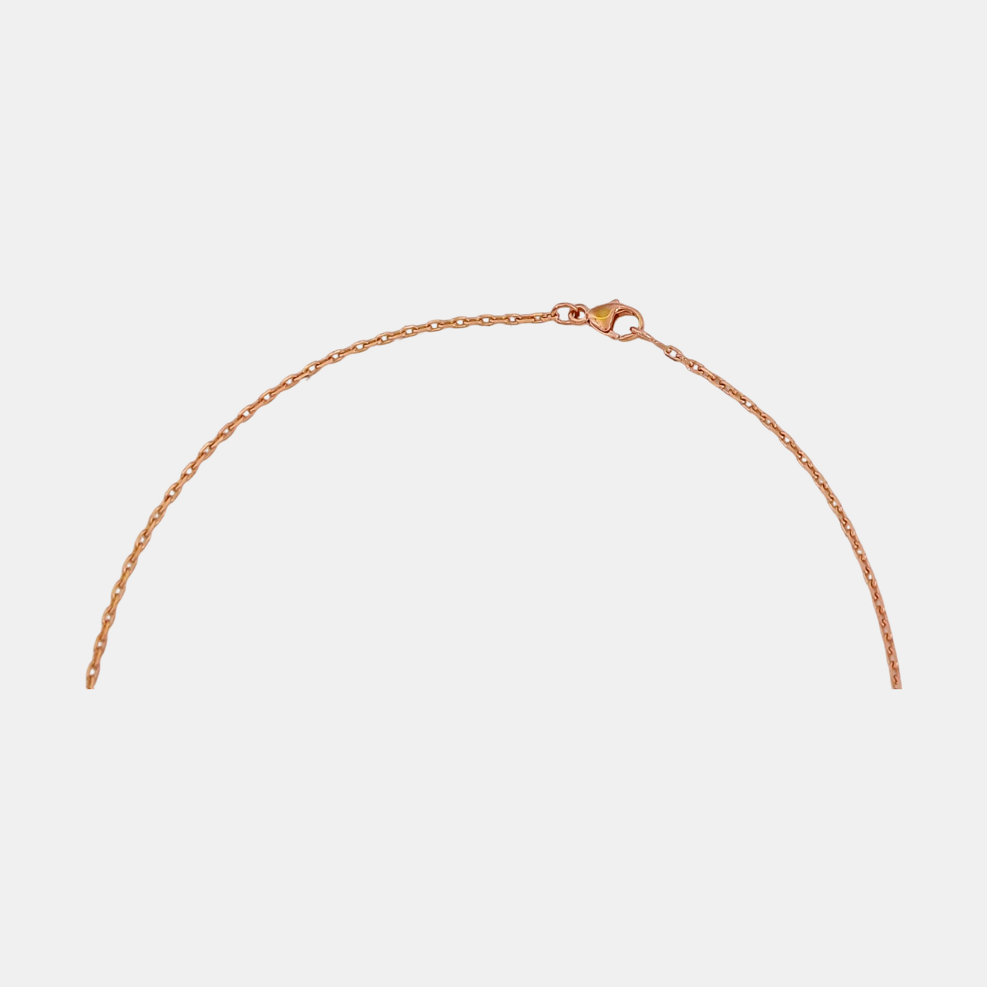 Pop H Metal Rose Gold Necklace