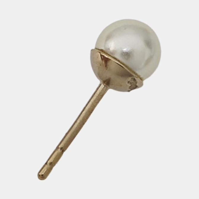 Metal Gold Stud Earrings