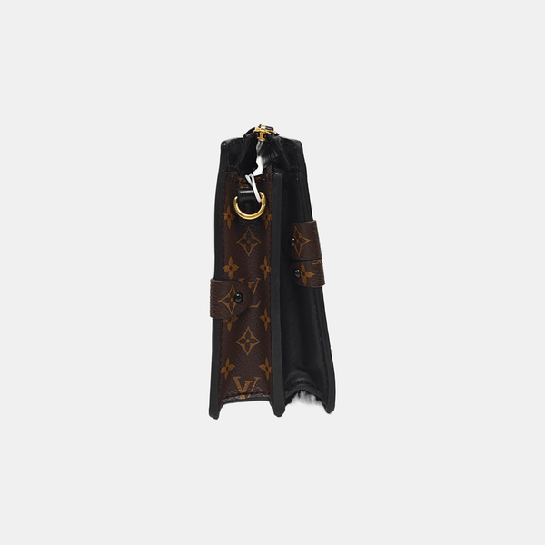 TRUNK Monogram Coated Canvas Brown