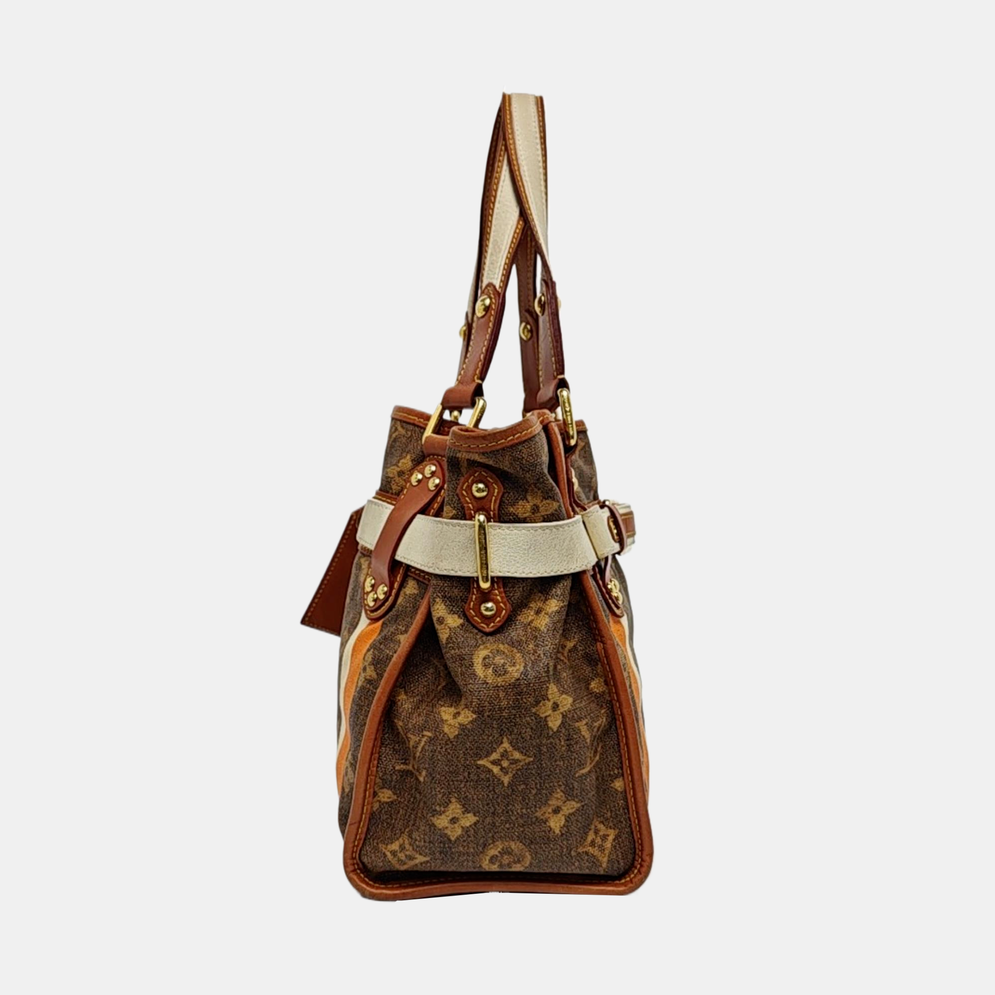 Monogram Coated Canvas Brown