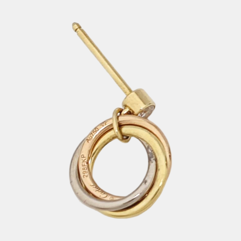 TRINITY 18k Gold Multicolor Earrings