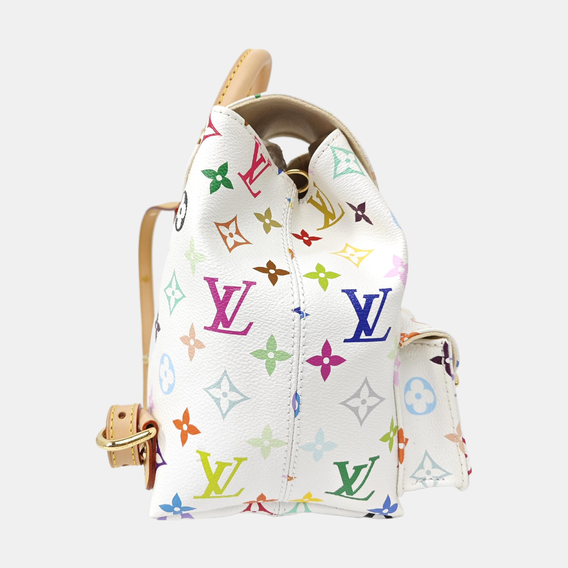 LV × TM VENICE Monogram Coated Canvas White