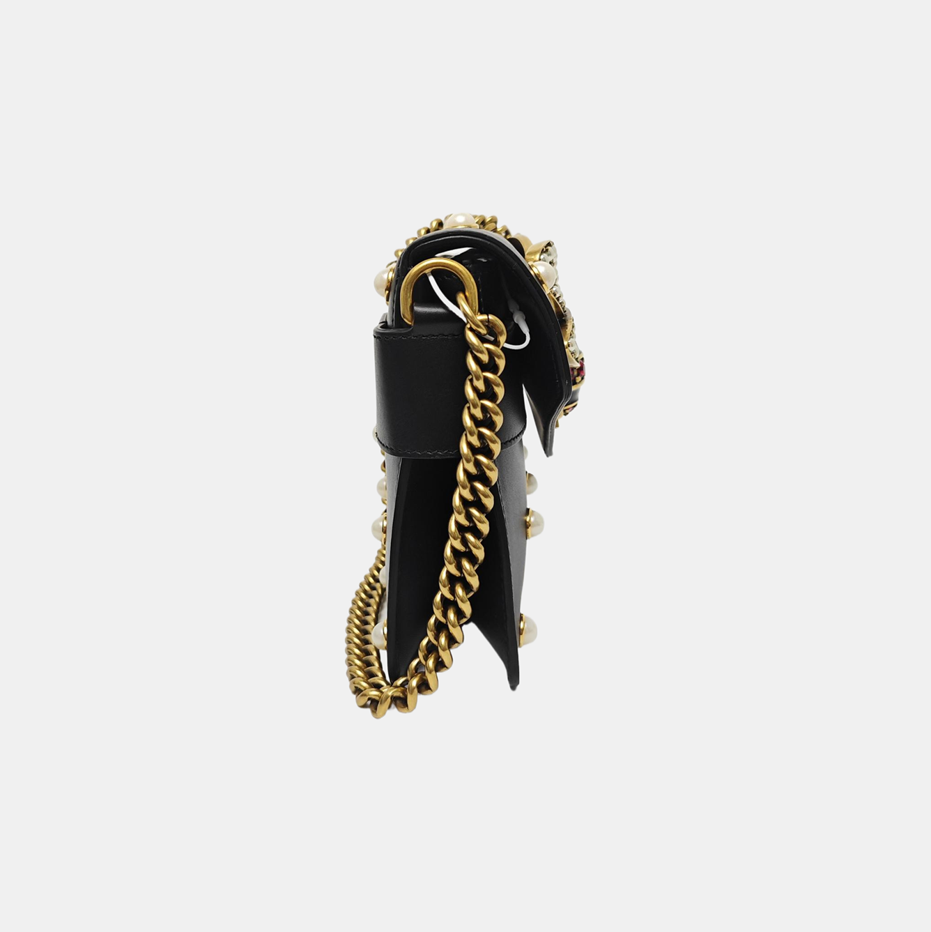Queen Margaret Mini Calfskin Black