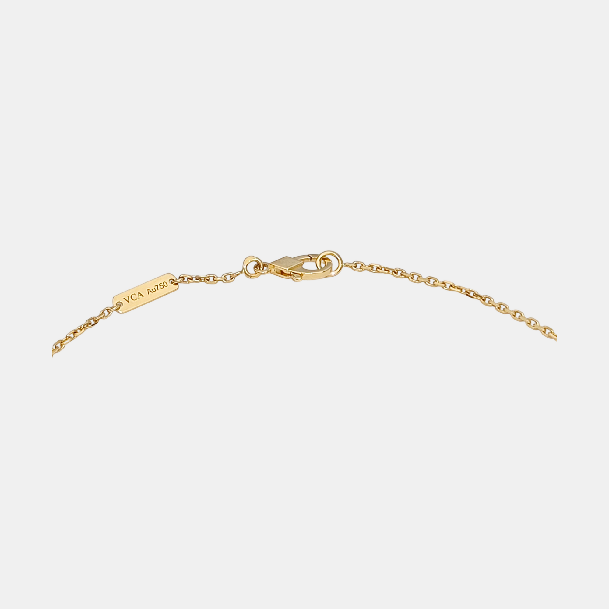 Vintage Alhambra 18k Gold Necklace