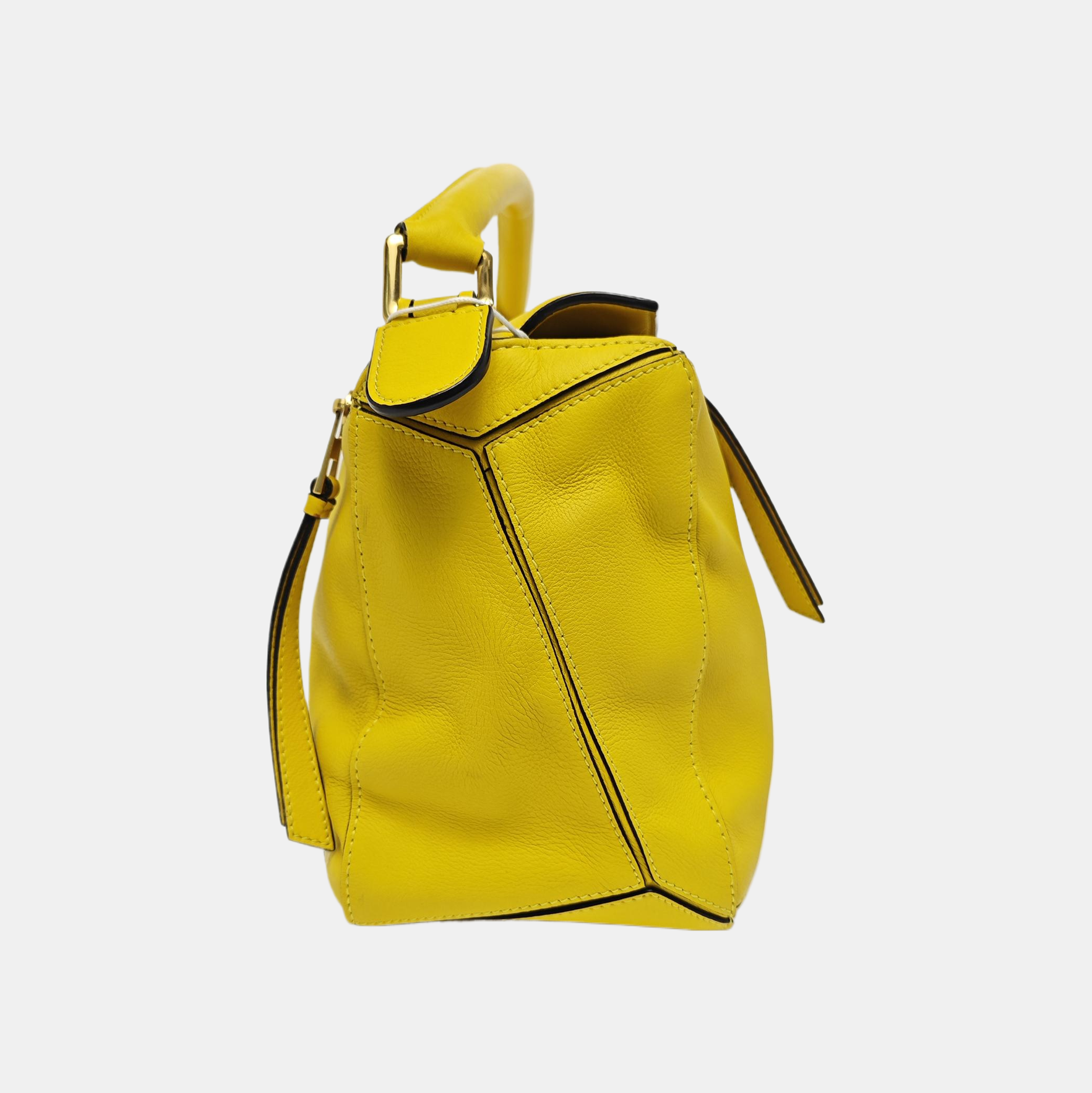 Puzzle Medium Calfskin Yellow