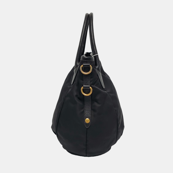 Nylon Tote Bag Black