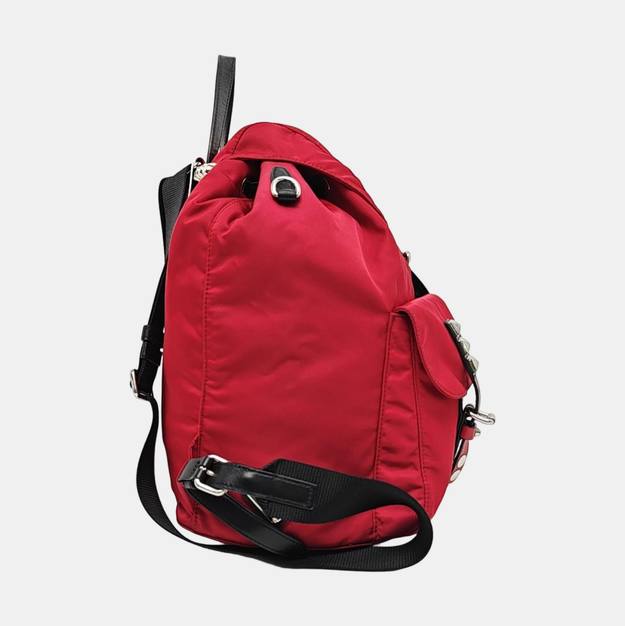 Black Nylon Nylon Red