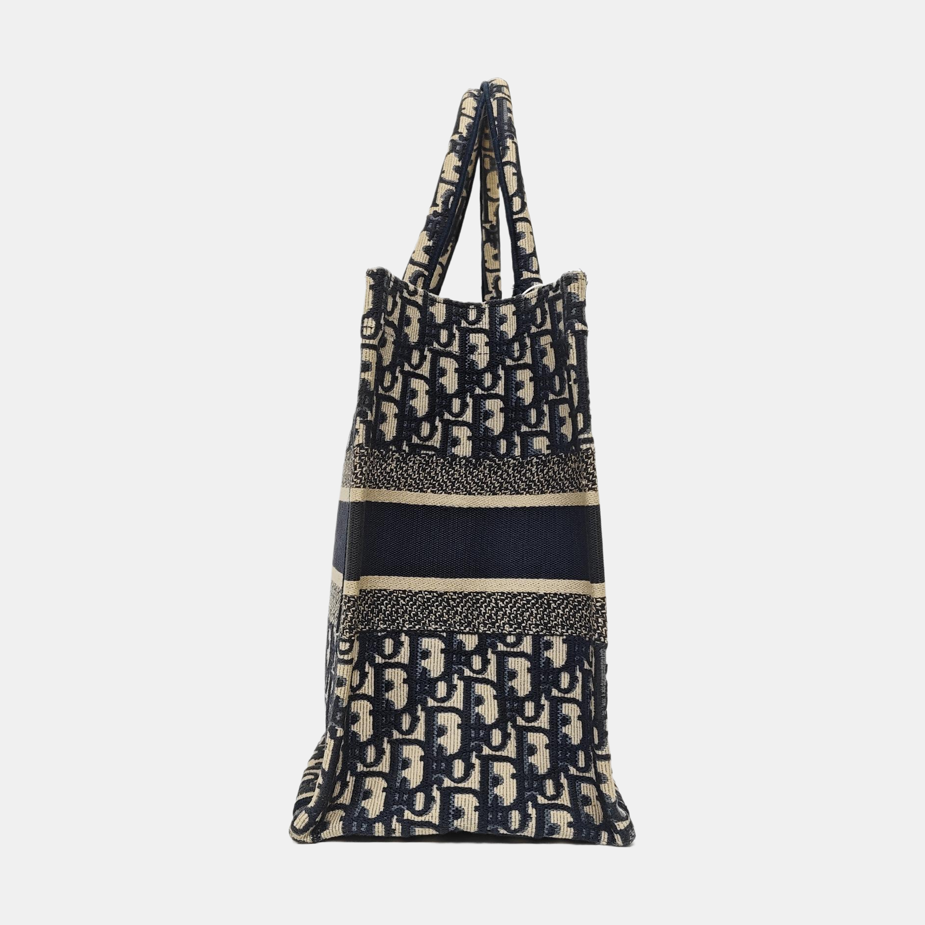 Book Tote Medium Canvas Blue