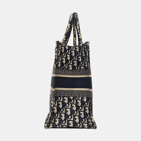 Book Tote Medium Canvas Blue