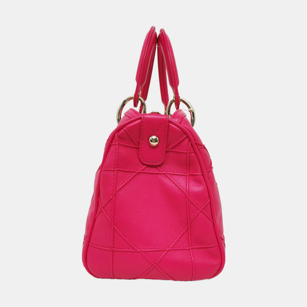 Granville Cannage Calfskin Red