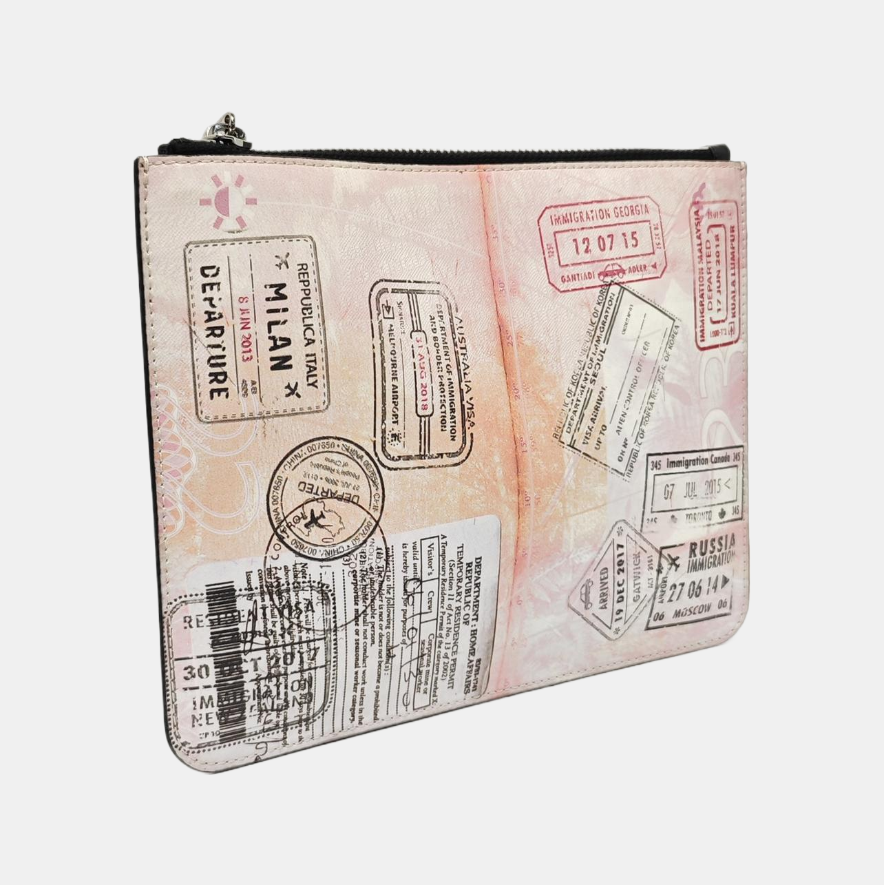 Calfskin Clutch Multicolor