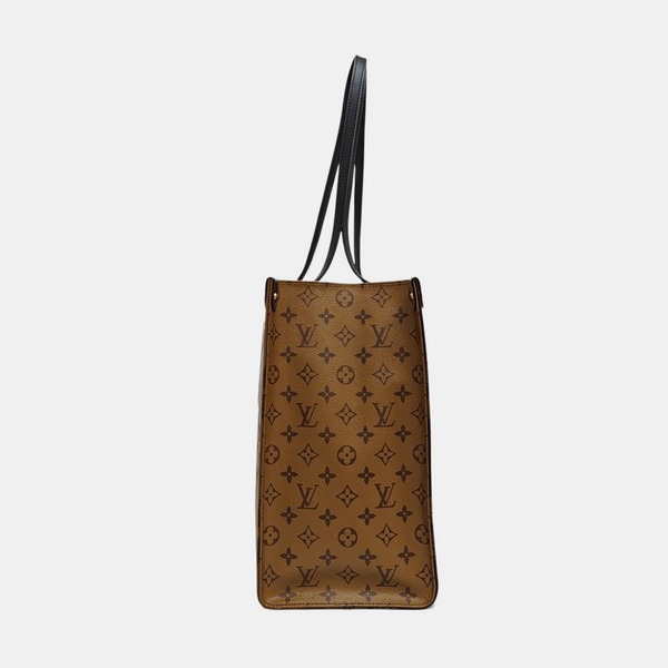 ONTHEGO GM Monogram Coated Canvas Brown