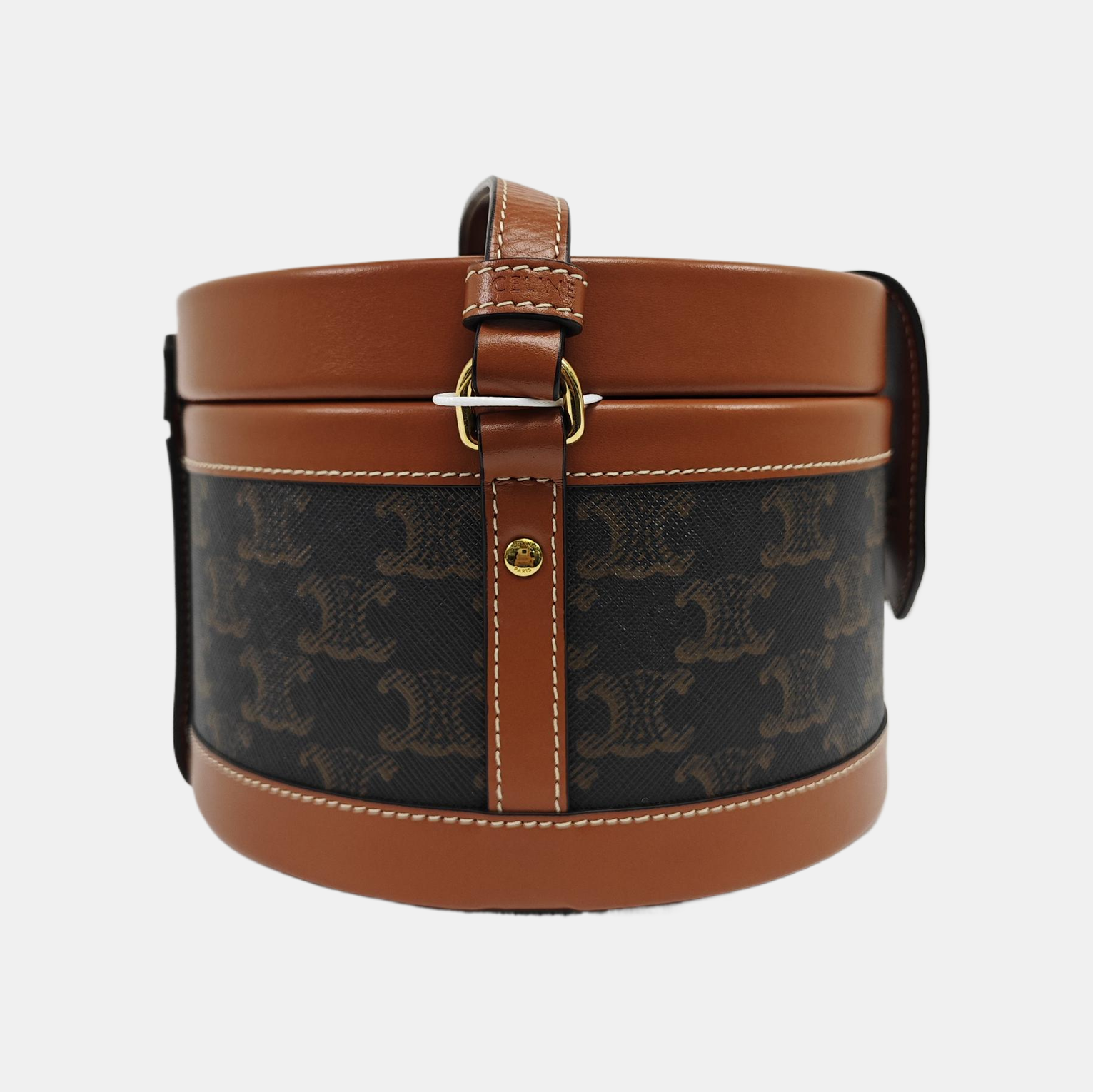 TRIOMPHE Medium Coated Canvas Brown