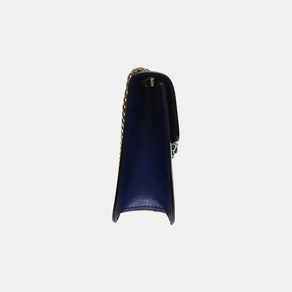 SERPENTI FOREVER Small Quilted Calfskin Blue