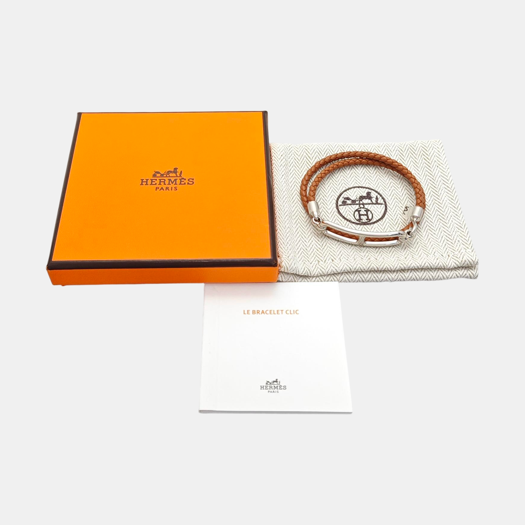 Roulis Leather Brown Bangle