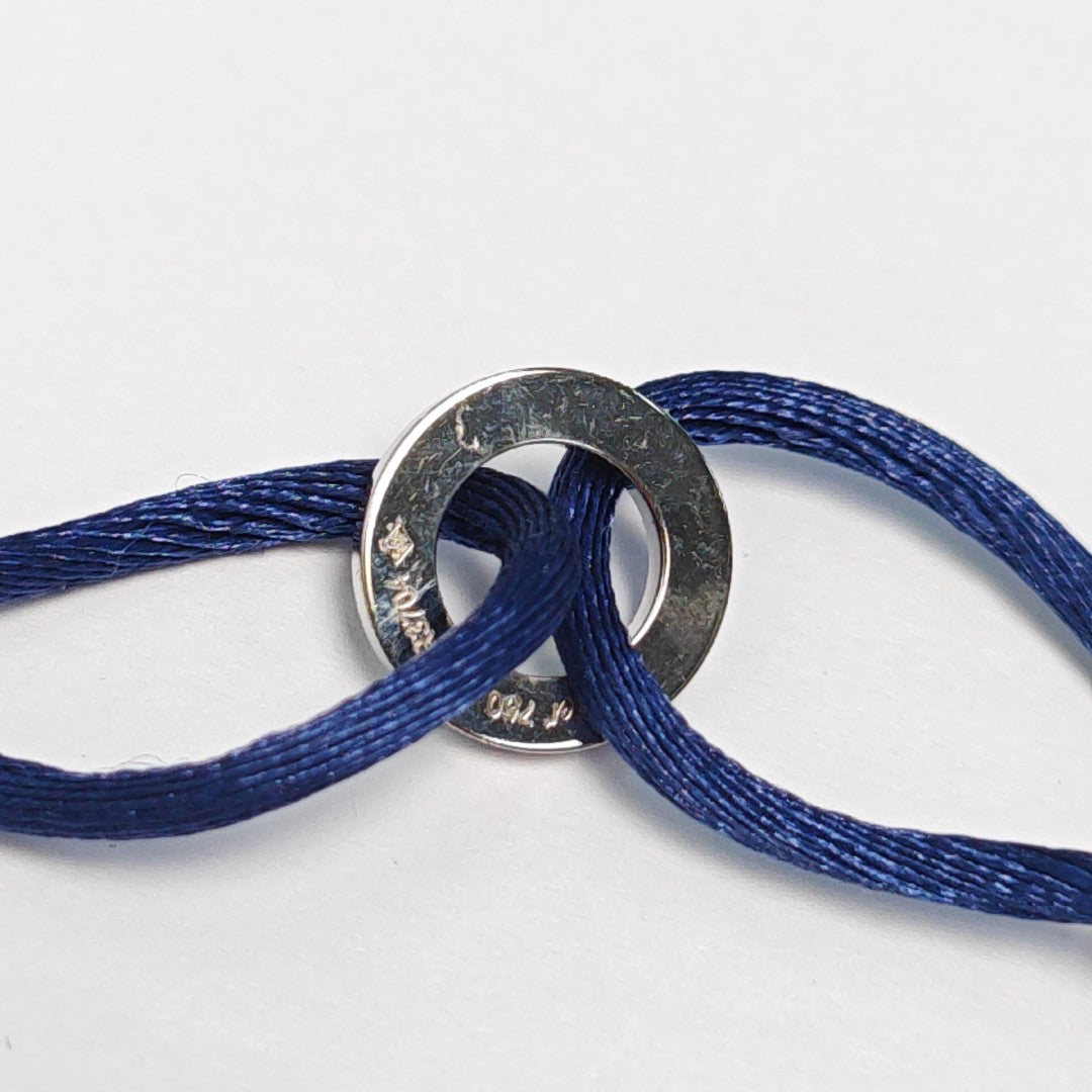 LOVE 18k White Gold Blue Bracelet