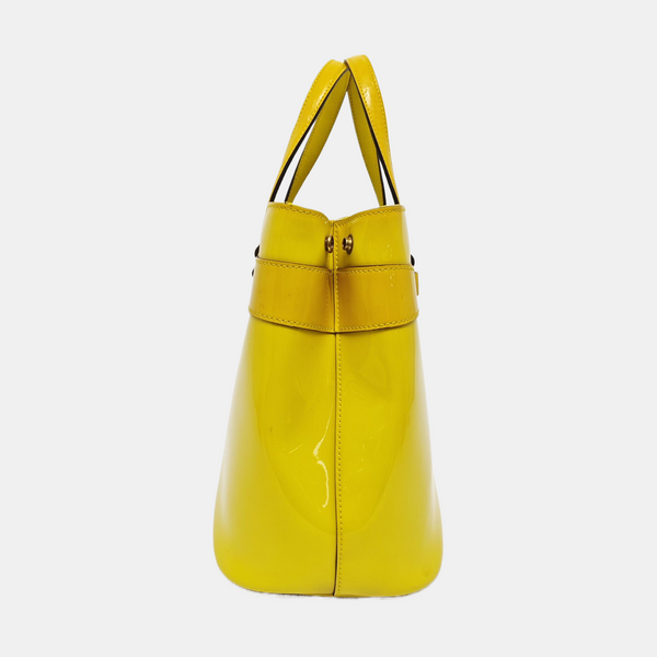Bright Bit Patent Leather Yellow