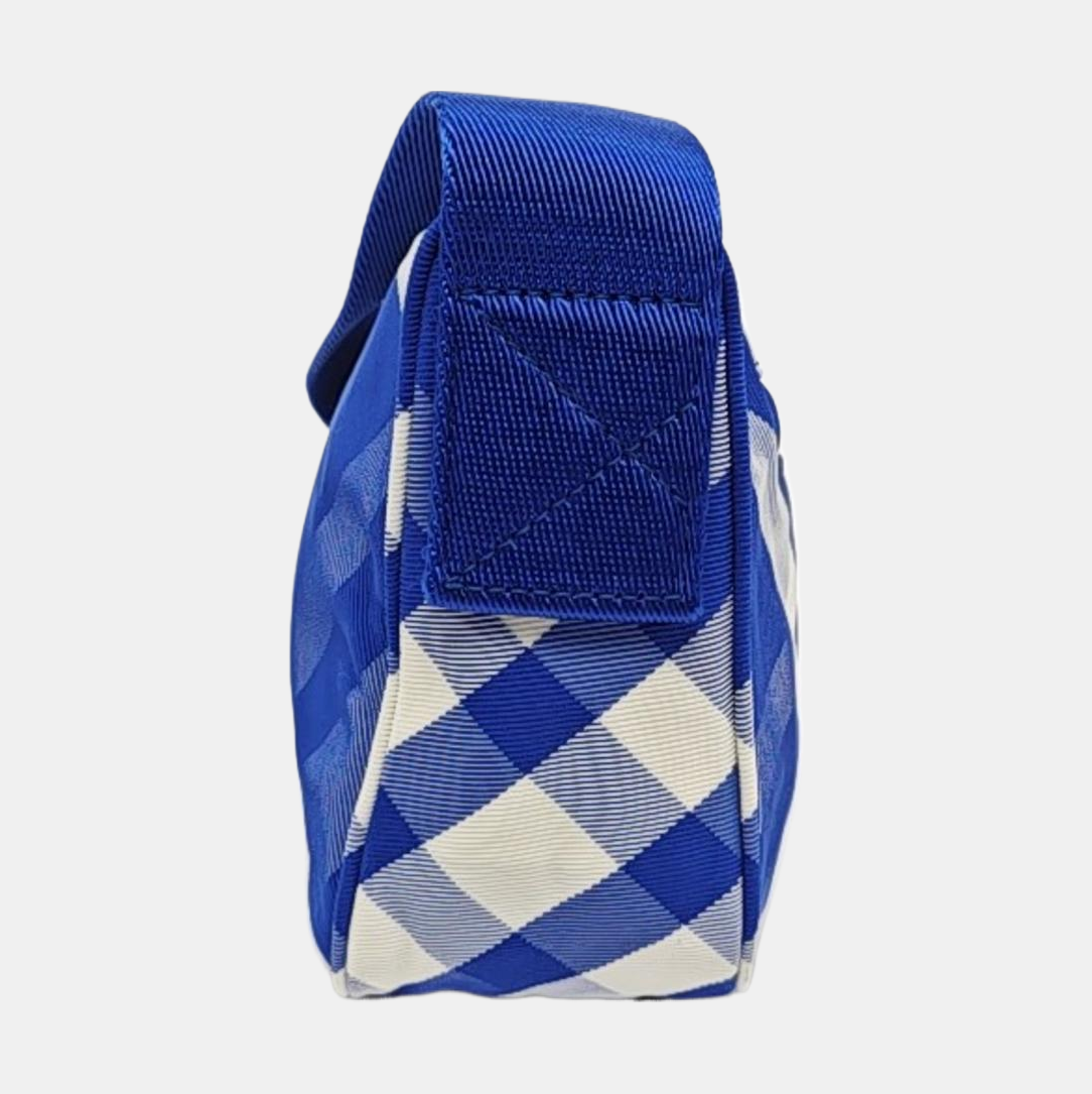 Canvas Crossbody Bag Blue