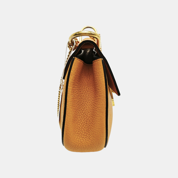 Drew Medium Calfskin Yellow