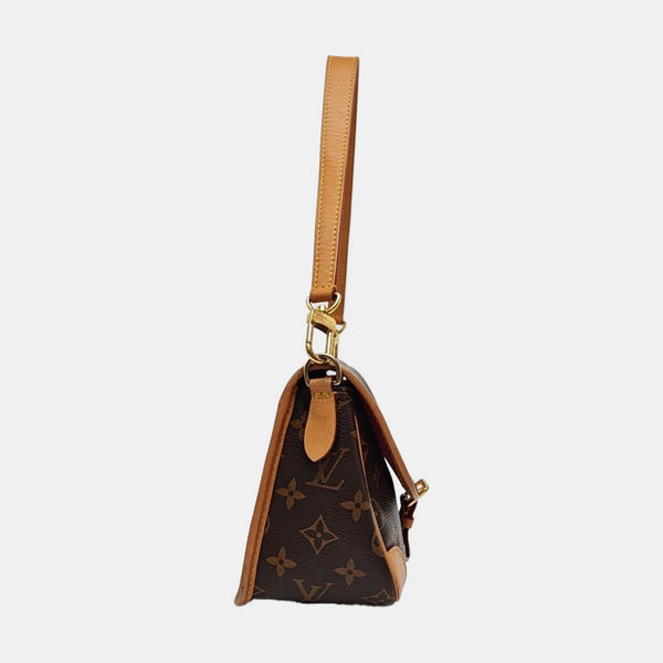 DIANE Monogram Coated Canvas Brown