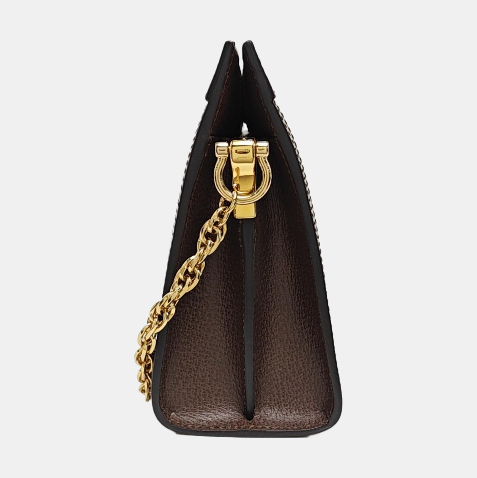 Ophidia Small Monogram Coated Canvas Beige