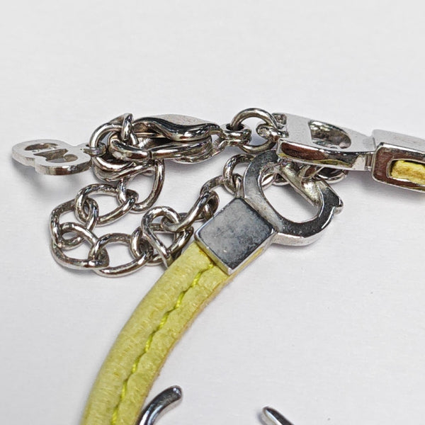 Bow Leather Green Bracelet