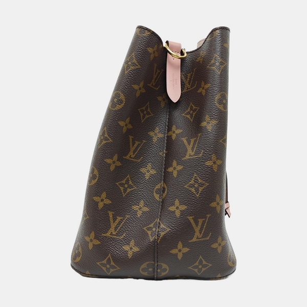 NÉONOÉ MM Monogram Coated Canvas Brown